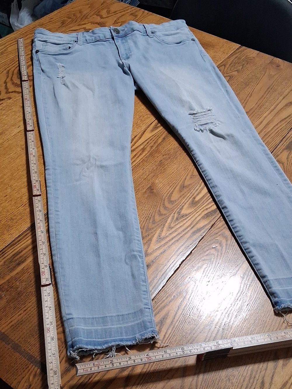 NYDJ Jeans 14P PETITE Womens BLUE MIA TOOTHPICK SKINNY Preowned Used Pants Denim